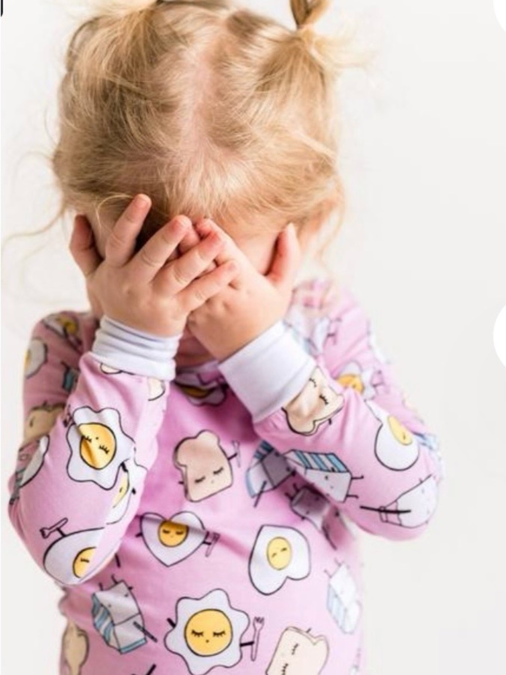 Little Sleepies Pink Breakfast Buddies Bamboo Viscose Two-Piece Pajama Set